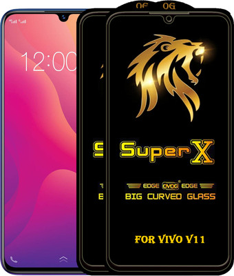 PFOAM Edge To Edge Tempered Glass for VIVO V11(Pack of 2)