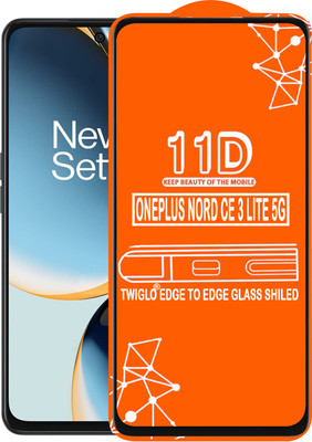 TWIGLO Edge To Edge Tempered Glass for ONEPLUS NORD CE 3 LITE 5G(Pack of 1)