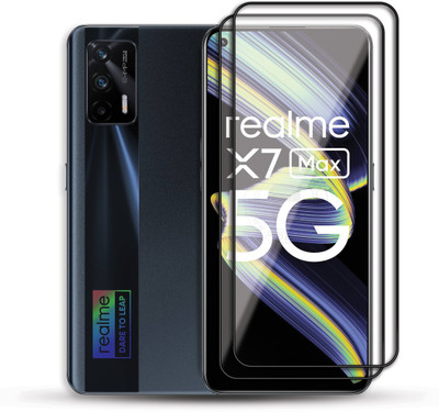 PROACCS Edge To Edge Tempered Glass for REALME X7 MAX 5G(Pack of 2)