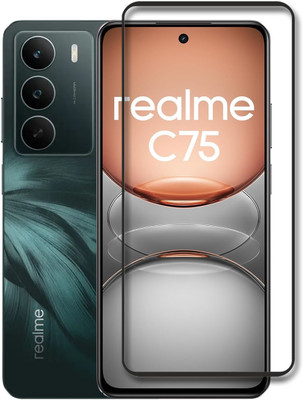 SNMART Edge To Edge Tempered Glass for realme C75 5G(Pack of 1)