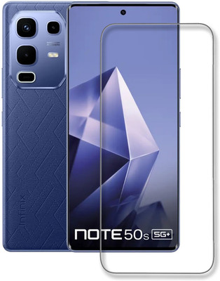 NKCASE Edge To Edge Tempered Glass for Infinix Note 50s 5G+(Pack of 1)