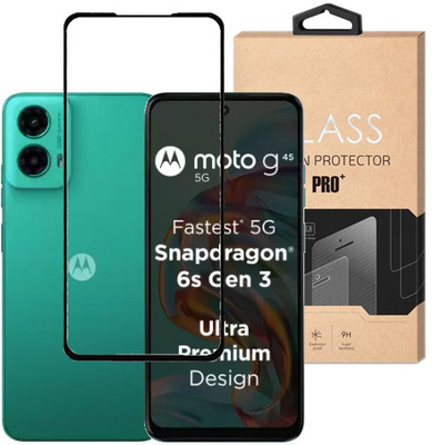 AARERED Edge To Edge Tempered Glass for Motorola G45 5G, Moto G45 5G(Pack of 1)
