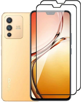 mobinix Edge To Edge Tempered Glass for Vivo V23 5G, Vivo V20 Pro 5G, 2.5D Curved Edge Premium Tempered Glass for Ultimate Protection(Pack of 2)