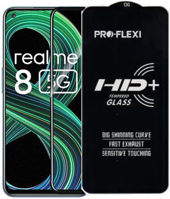 Vvr Edge To Edge Tempered Glass for Realme 8 5G(Pack of 1)