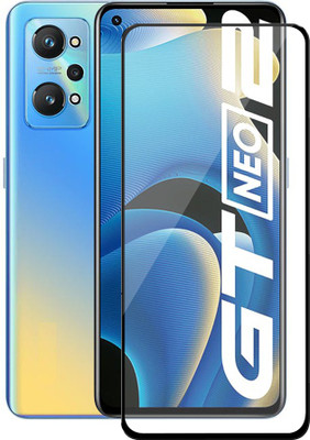 lazzymoby Edge To Edge Tempered Glass for Realme GT Neo2 5G, Glossy Finish(Pack of 1)
