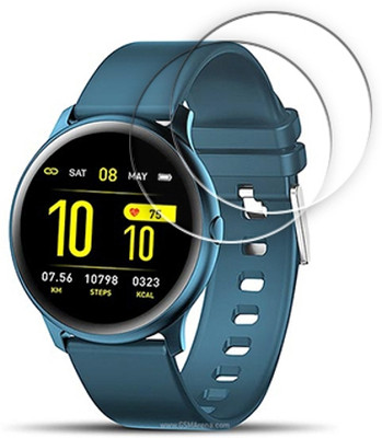 SOMTONE Edge To Edge Tempered Glass for Gionee Smartwatch 7 1.3 inch SMARTWATCH SCREEN GUARD(Pack of 2)