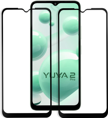 Flipkart SmartBuy Edge To Edge Tempered Glass for LAVA Yuva 2 Pro(Pack of 2)
