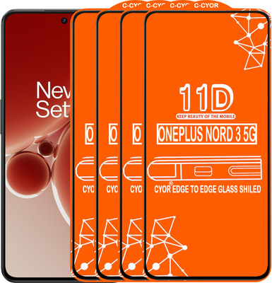 CYOR Edge To Edge Tempered Glass for ONEPLUS NORD 3 5G(Pack of 4)