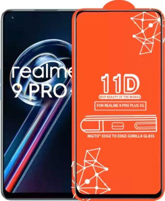 NaturalBuy Edge To Edge Tempered Glass for Realme 9 Pro Plus 5G (11D 9H Full Glue Tempered Glass)(Pack of 1)