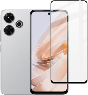 O2MG Edge To Edge Tempered Glass for POCO M6 Plus 5G, POCO M6 Plus(Pack of 1)