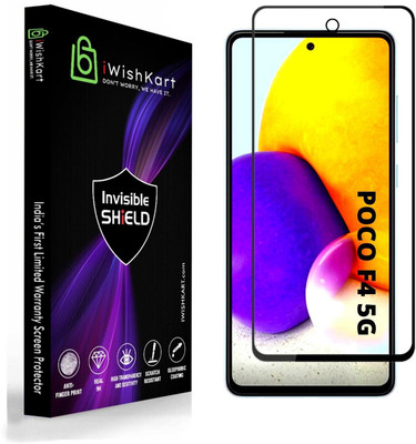 iWishKart Edge To Edge Tempered Glass for Poco F4, Poco F4 5G, Military grade Edge to Edge gorilla glass(Pack of 1)