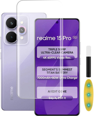 Flipkart SmartBuy Edge To Edge Tempered Glass for Realme 15 Pro(Pack of 1)