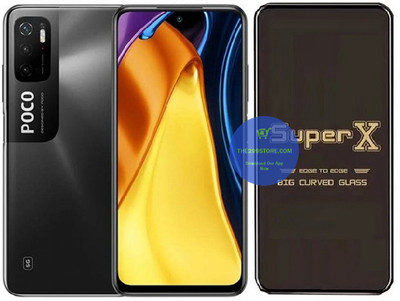 Resolute Edge To Edge Tempered Glass for Xiaomi Poco M3 Pro, Super X Edge Glass, Super X Tempered Glass, Super X Screen Protector(Pack of 1)