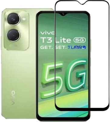 Flipkart SmartBuy Edge To Edge Tempered Glass for vivo T3 Lite 5G(Pack of 1)