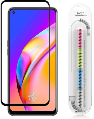 mobinix Edge To Edge Tempered Glass for Oppo F19, Oppo F19s, Oppo F19 Pro, Oppo F19 Pro Plus, 2.5D Curved Edge Premium Tempered Glass for Ultimate Protection(Pack of 1)