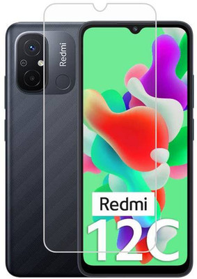 Vvr Edge To Edge Tempered Glass for Xiaomi Redmi 12/Redmi 12C(Pack of 1)