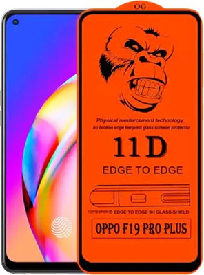 9H Edge To Edge Tempered Glass for Oppo F19 Pro Plus 5G-11D(Pack of 1)