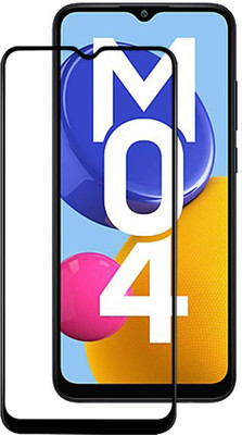 VDAT Edge To Edge Tempered Glass for SAMSUNG Galaxy M04, SAMSUNG M04(Pack of 1)
