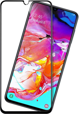 DMJHP Edge To Edge Tempered Glass for Samsung Galaxy A70s(Pack of 1)