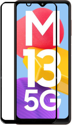 MOBIGENIX Edge To Edge Tempered Glass for Samsung Galaxy M13 5G(Pack of 1)