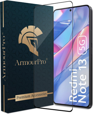 ArmourPro Edge To Edge Tempered Glass for Redmi Note 13 5G, Redmi Note 13, Redmi Note 13 Pro 5G, Redmi Note 13 Pro(Pack of 1)