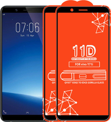 Qyist Edge To Edge Tempered Glass for Vivo Y71I(Pack of 2)