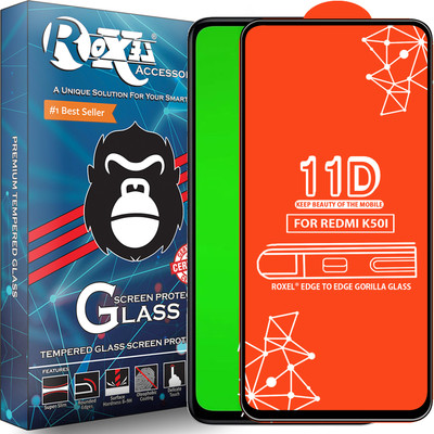 Roxel Edge To Edge Tempered Glass for Xiaomi Redmi K50I(Pack of 1)