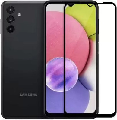 VISHZONE Edge To Edge Tempered Glass for Samsung Galaxy A04s(Pack of 1)