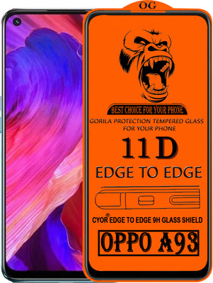 CYOR Edge To Edge Tempered Glass for OPPO A93(Pack of 1)