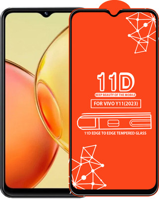 Roxel Edge To Edge Tempered Glass for Vivo Y11(2023)(Pack of 1)