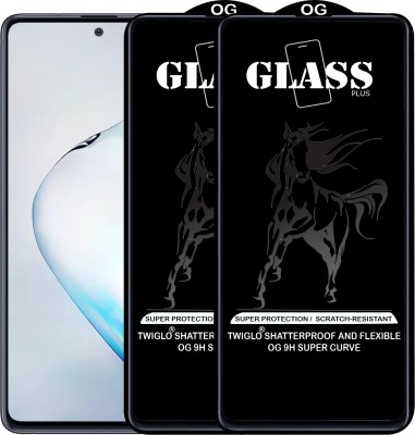 TWIGLO Edge To Edge Tempered Glass for SAMSUNG NOTE 10 LITE(Pack of 2)