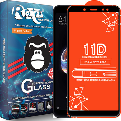 Roxel Edge To Edge Tempered Glass for Mi Redmi Note 5 Pro(Pack of 1)