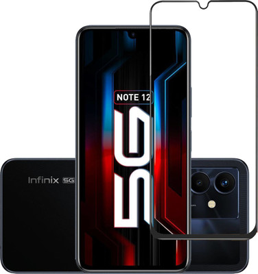 MobileBukket Edge To Edge Tempered Glass for Infinix Note 12 5G(Pack of 1)