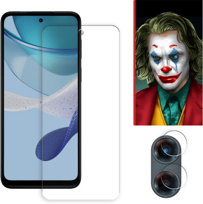 ARBAN Edge To Edge Tempered Glass for Motorola Moto G (2023) 5G FRONT Tempered Screen Protector | Anti-Scratch | Edge to Edge Full Coverage | 9H Hardness ( 1 FRONT SCREEN GUARD + 1 CAMERA LENS PROTECTOR + 1 FREE BACK EMBOSSED SKIN026 )(Pack of 1)