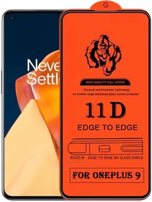 9H Edge To Edge Tempered Glass for OnePlus 9 5G -Premium_11D(Pack of 1)