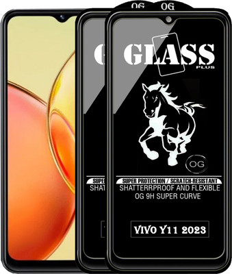 PFOAM Edge To Edge Tempered Glass for VIVO Y11 2023(Pack of 2)