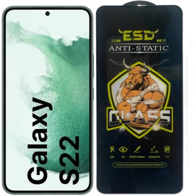 Resolute Edge To Edge Tempered Glass for Samsung Galaxy S22 5G, ESD Tempered Glass, ESD Screen Protector, Anti Static, Screen Protector(Pack of 1)
