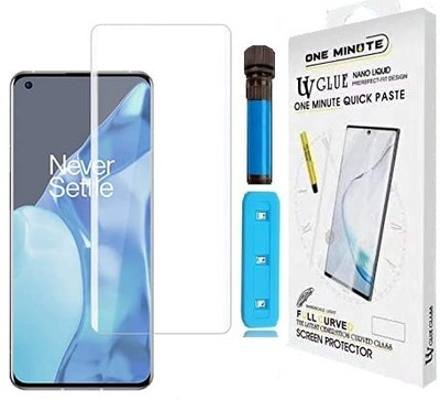 One Minute UV Temper Glass Edge To Edge Tempered Glass for OnePlus 12R 5G, OnePlus 12R - Advanced Borderless UV Tempered Glass(Pack of 1)