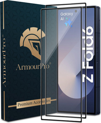 ArmourPro Edge To Edge Tempered Glass for Samsung ZFold 6 5G, Samsung Galaxy ZFold 6 5G, Samsung Z Fold6(Pack of 2)