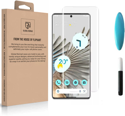 GLOBAL NOMAD Edge To Edge Tempered Glass for Google Pixel 7 Pro, Google Pixel 7 Pro UV Glass(Pack of 1)