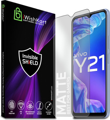 iWishKart Edge To Edge Tempered Glass for vivo Y21, vivo Y21 5G(Pack of 1)