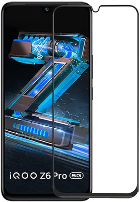 1DOLLAR Edge To Edge Tempered Glass for iQOO Z6 Pro 5G-[Full Glue 3D](Pack of 1)