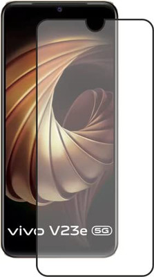 9H Edge To Edge Tempered Glass for Vivo V23e 5G-Tempered Glass | Full Coverage Edge to Edge Ultra-Strong, Ultra-Clear, 11D Screen Protector with Easy Installation Kit(Pack of 1)