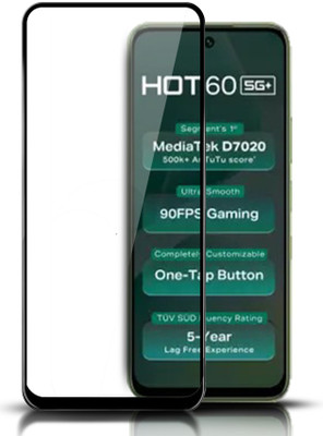 GLOBAL NOMAD Edge To Edge Tempered Glass for infinix GNot 60 5G Plus(Pack of 1)