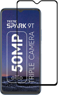 INFINITYWORLD Edge To Edge Tempered Glass for Tecno Spark 9T(Pack of 1)