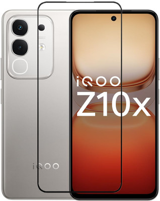 AKSHUD Edge To Edge Tempered Glass for IQOO Z10X 5G, iqoo z10x 5G(Pack of 1)