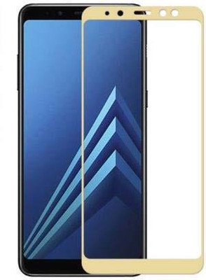 CONNECTPOINT Edge To Edge Tempered Glass for Samsung Galaxy A8 Plus 2018(Pack of 1)