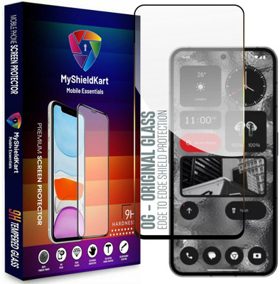 MyShieldKart Edge To Edge Tempered Glass for Nothing Phone 2 (6.7 Inch)**DuraGlass**Millitary Grade-Anti Explosion-Tempered Glass/Full Screen Coverage-Edge to Edge/9H Hardness/With Easy Installation Kit(Pack of 1)