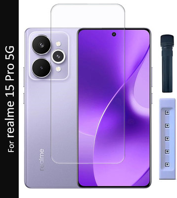 SMARTCASE Edge To Edge Tempered Glass for realme 15 Pro 5G(Pack of 1)