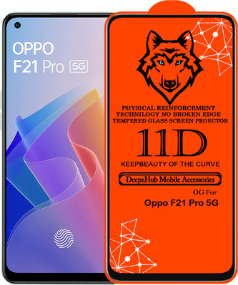 DeepzHub Edge To Edge Tempered Glass for OPPO F21 Pro 5G(Pack of 1)